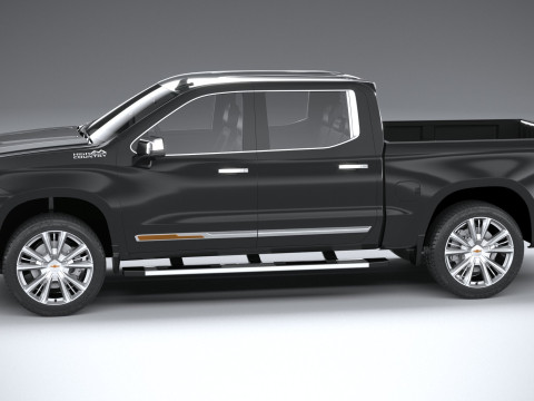 Chevrolet Silverado 1500 High Country 2022 3D 模型