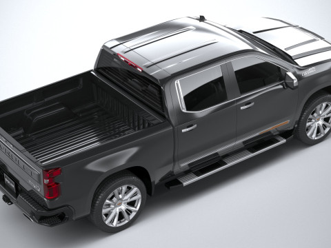 Chevrolet Silverado 1500 High Country 2022 3D 模型
