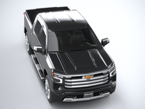Chevrolet Silverado 1500 High Country 2022 3D 模型