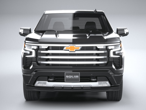 Chevrolet Silverado 1500 High Country 2022 3D 模型