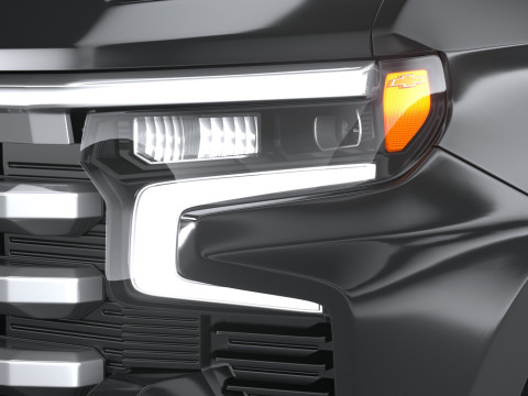 Chevrolet Silverado 1500 High Country 2022 3D 模型