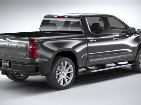 Chevrolet Silverado 1500 High Country 2022 3D 模型