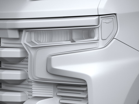 Chevrolet Silverado 1500 High Country 2022 3D 模型