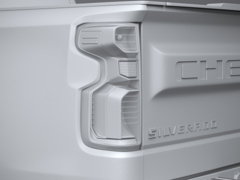 Chevrolet Silverado 1500 High Country 2022 3D 模型