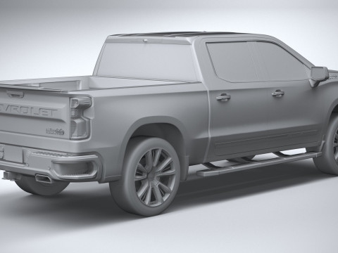 Chevrolet Silverado 1500 High Country 2022 3D 模型