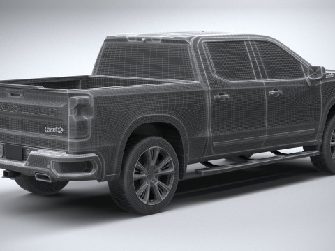 Chevrolet Silverado 1500 High Country 2022 3D 模型