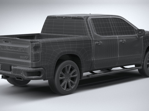 Chevrolet Silverado 1500 High Country 2022 3D 模型
