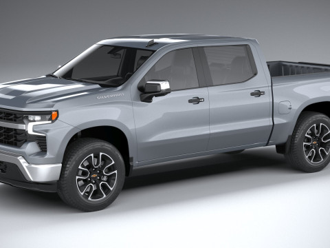 Chevrolet Silverado 1500 LT 2022 3D Model
