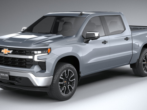 Chevrolet Silverado 1500 LT 2022 3D Модель