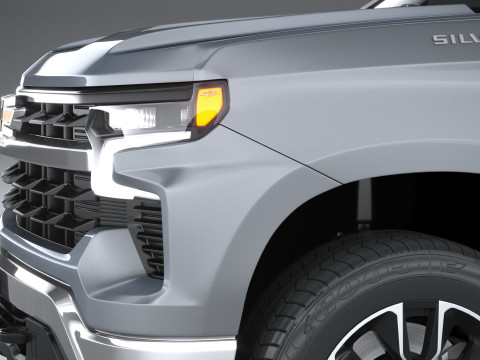 Chevrolet Silverado 1500 LT 2022 3D Модель