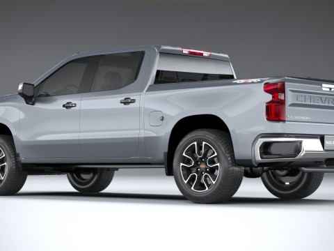 Chevrolet Silverado 1500 LT 2022 3D Модель