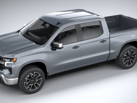 Chevrolet Silverado 1500 LT 2022 3D Модель