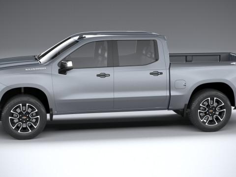 Chevrolet Silverado 1500 LT 2022 3D Модель