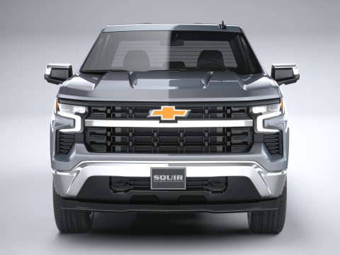 Chevrolet Silverado 1500 LT 2022 3D Модель