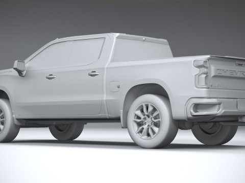 Chevrolet Silverado 1500 LT 2022 3D Модель