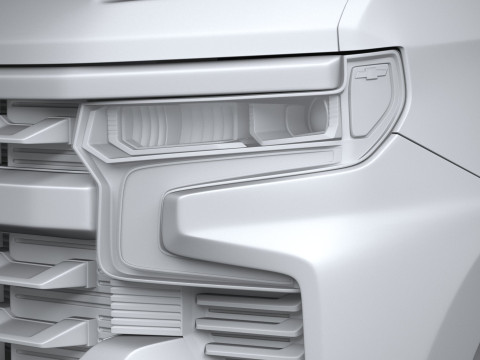 Chevrolet Silverado 1500 LT 2022 3D Модель