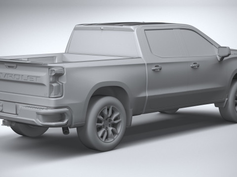 Chevrolet Silverado 1500 LT 2022 3D Модель