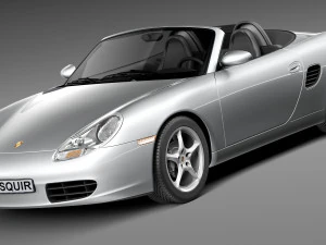 Porsche Boxster S 1996-2004 3D Model