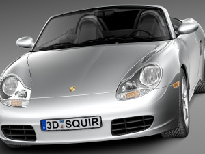 Porsche Boxster S 1996-2004 3D Model