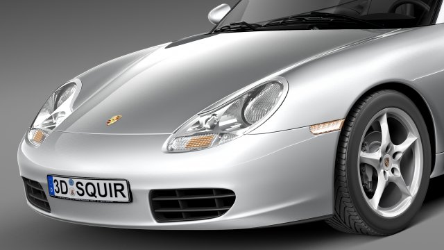 Porsche Boxster S 1996-2004 3D Модель in Спортивные 3DExport
