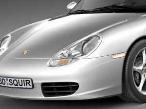 Porsche Boxster S 1996-2004 3D Model