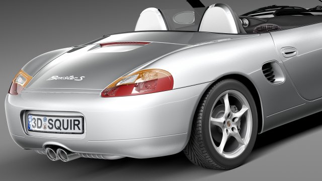 Porsche Boxster S 1996-2004 3D Модель in Спортивные 3DExport