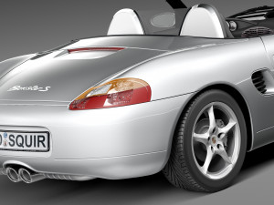 Porsche Boxster S 1996-2004 3D Model
