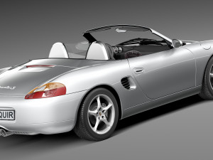 Porsche Boxster S 1996-2004 3D Model