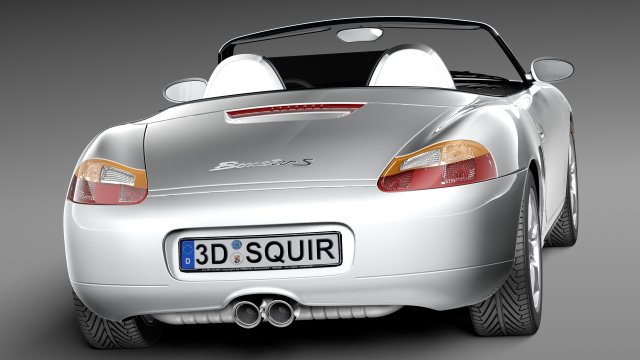Porsche Boxster S 1996-2004 3D Модель in Спортивные 3DExport