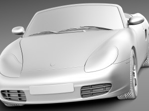 Porsche Boxster S 1996-2004 3D Model