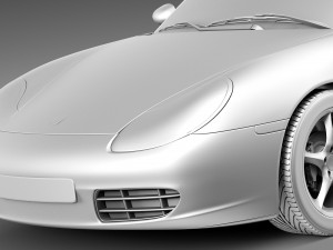 Porsche Boxster S 1996-2004 3D Model
