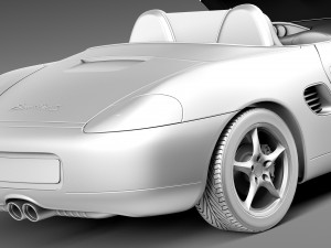 Porsche Boxster S 1996-2004 3D Model