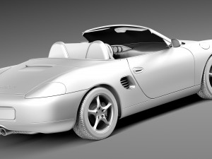 Porsche Boxster S 1996-2004 3D Model