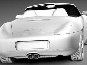 Porsche Boxster S 1996-2004 3D Model