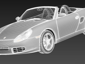 Porsche Boxster S 1996-2004 3D Model