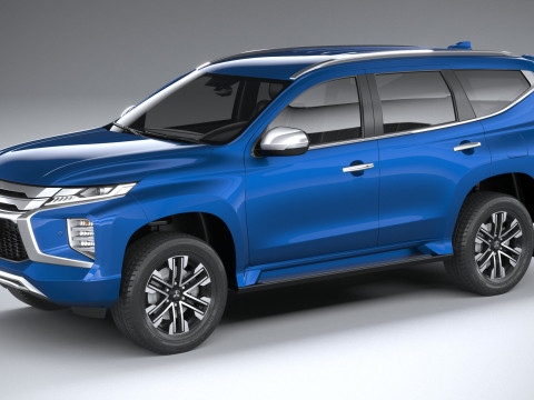 Mitsubishi Pajero Sport 2021 3D Model
