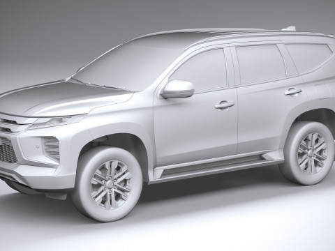 Mitsubishi Pajero Sport 2021 3D मॉडल