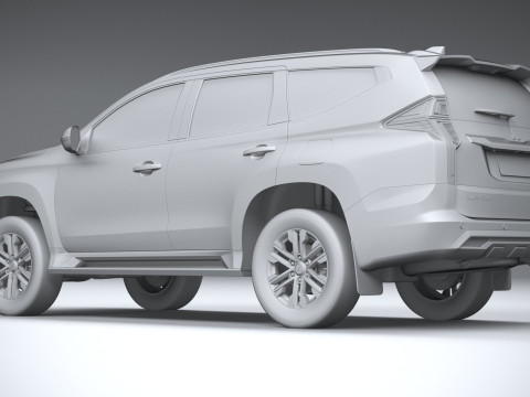 Mitsubishi Pajero Sport 2021 3D मॉडल