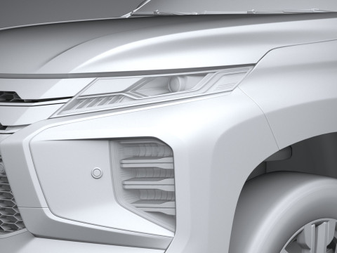 Mitsubishi Pajero Sport 2021 3D मॉडल