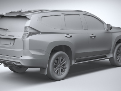 Mitsubishi Pajero Sport 2021 3D मॉडल