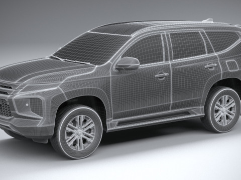 Mitsubishi Pajero Sport 2021 3D मॉडल