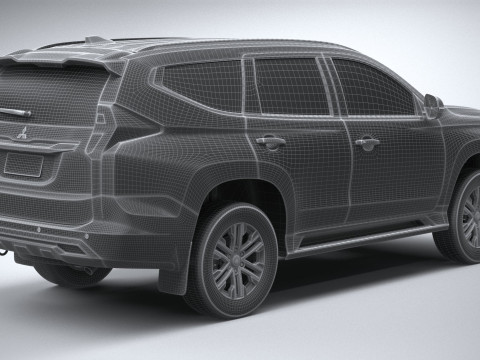 Mitsubishi Pajero Sport 2021 3D मॉडल