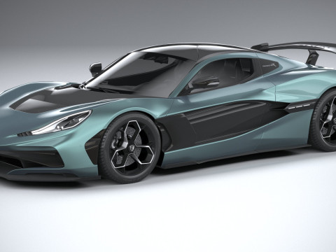 Rimac Nevera R 2025 3D Model