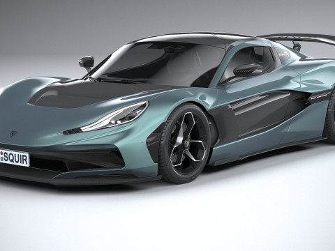 Rimac Nevera R 2025 3D-Modell