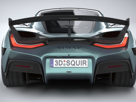 Rimac Nevera R 2025 3D-Modell