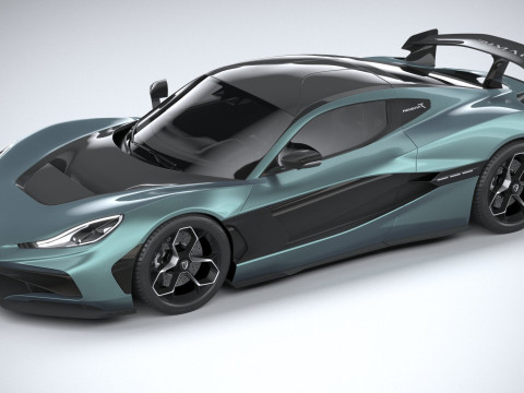 Rimac Nevera R 2025 3D-Modell