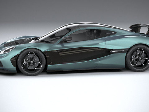 Rimac Nevera R 2025 3D-Modell