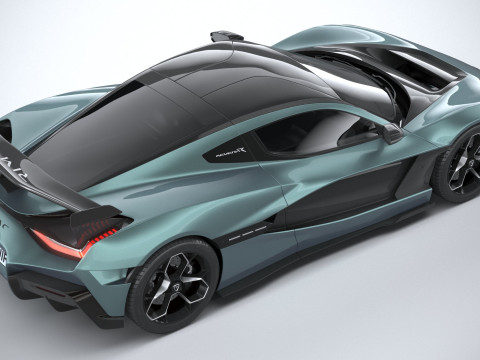Rimac Nevera R 2025 3D-Modell