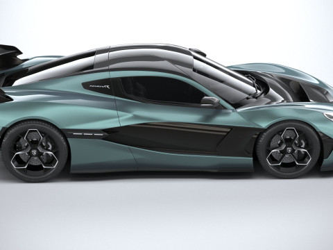 Rimac Nevera R 2025 3D-Modell