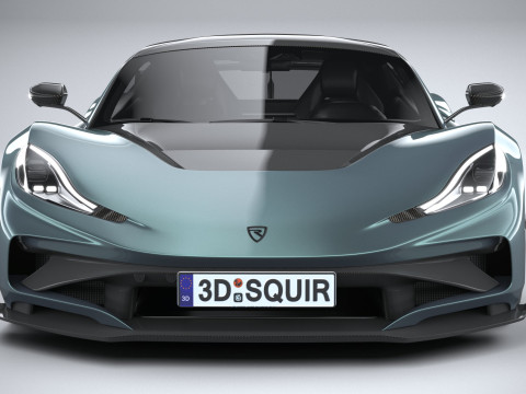 Rimac Nevera R 2025 3D-Modell